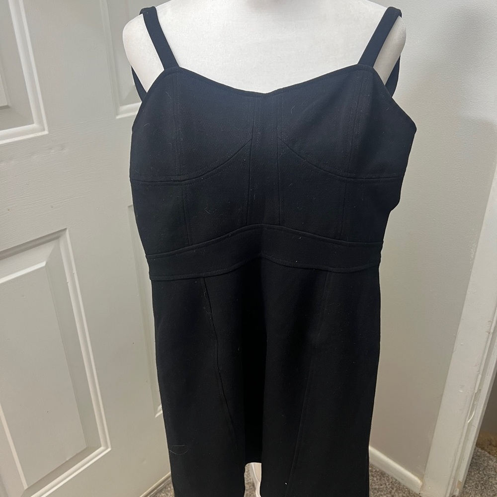 Sparkle & Fade Black Textured Dress